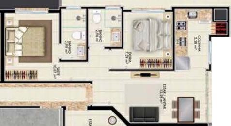 Apartamento 2 Dormitórios